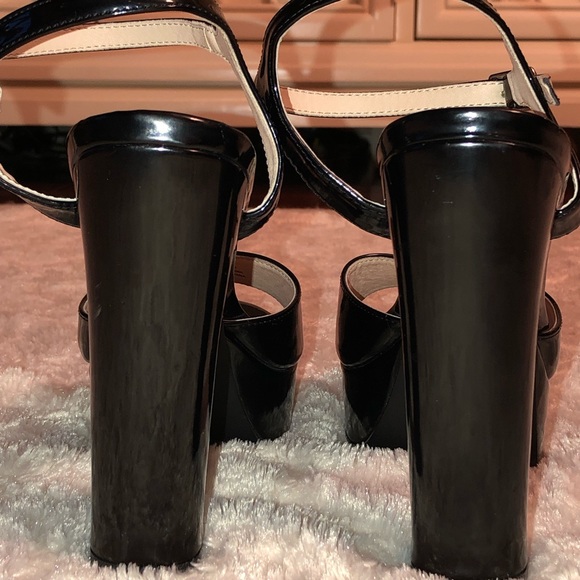 Black Platform Heels - Picture 3 of 4